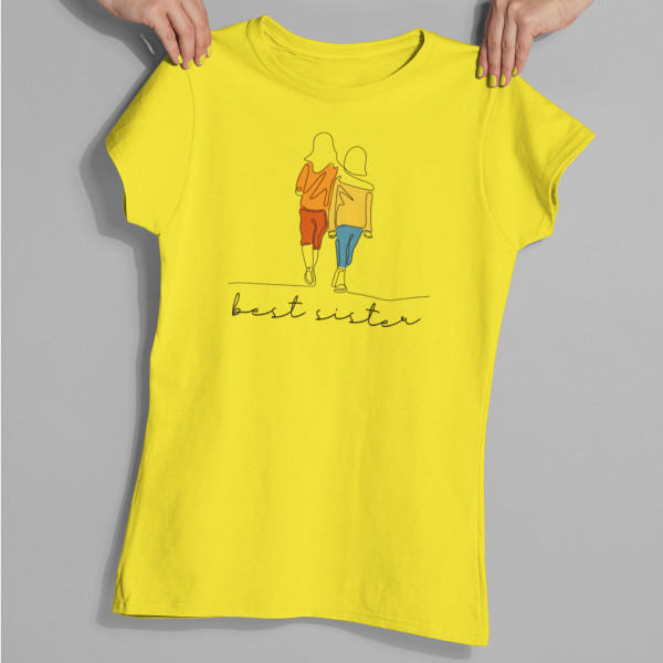 Moteriški marškinėliai "Best sister"