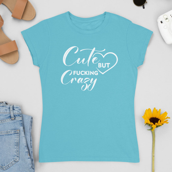 Moteriški marškinėliai "Cute"