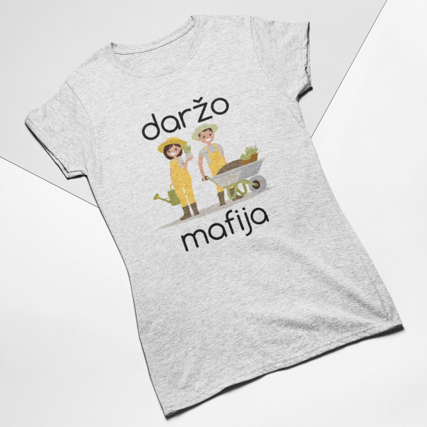 Moteriški marškinėliai "Daržo mafija"