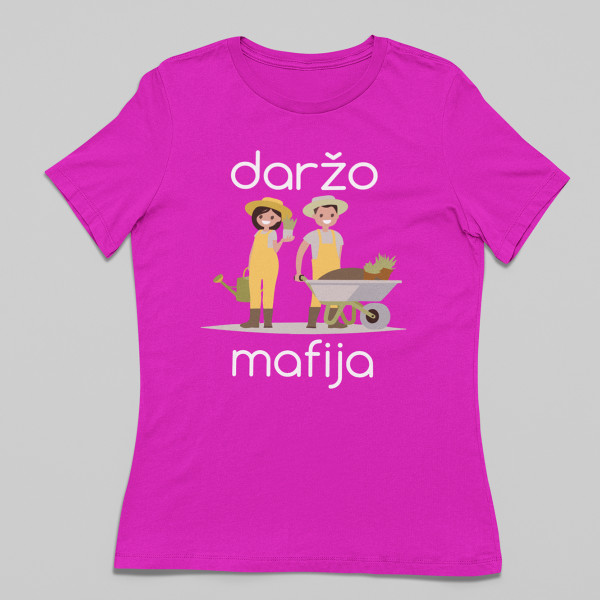 Moteriški marškinėliai "Daržo mafija"