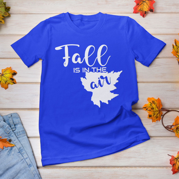Moteriški marškinėliai "Fall is in the air"