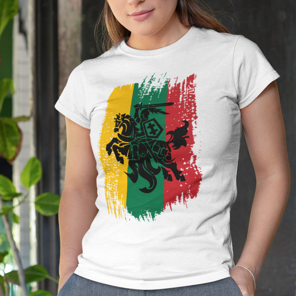 Moteriški marškinėliai "Lietuvos herbas"