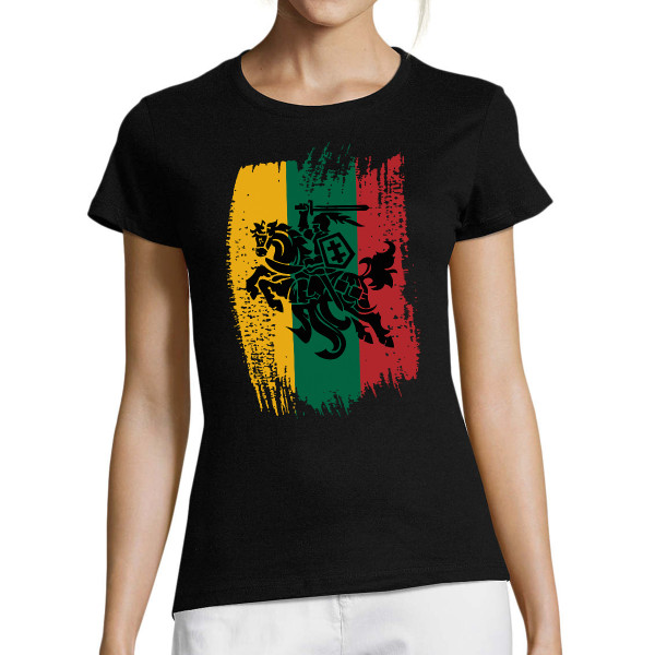 Moteriški marškinėliai "Lietuvos herbas"