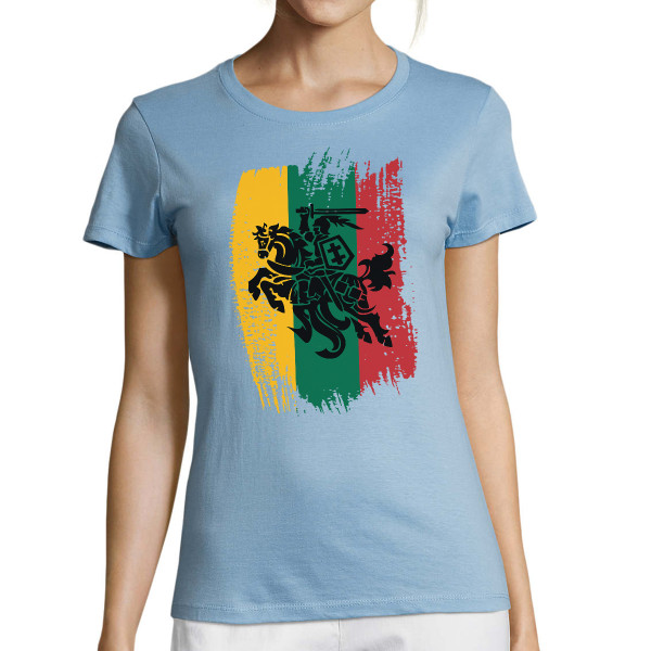 Moteriški marškinėliai "Lietuvos herbas"
