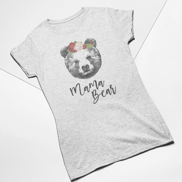 Moteriški marškinėliai "Mama bear"