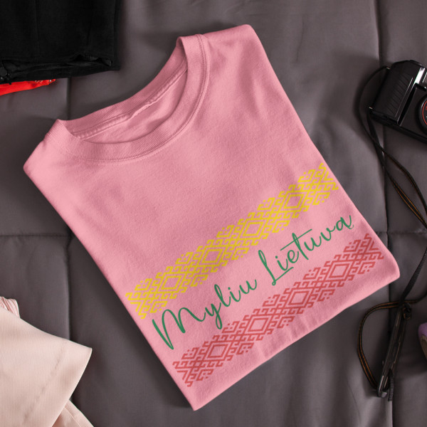 Moteriški marškinėliai "Meilė Lietuvai"