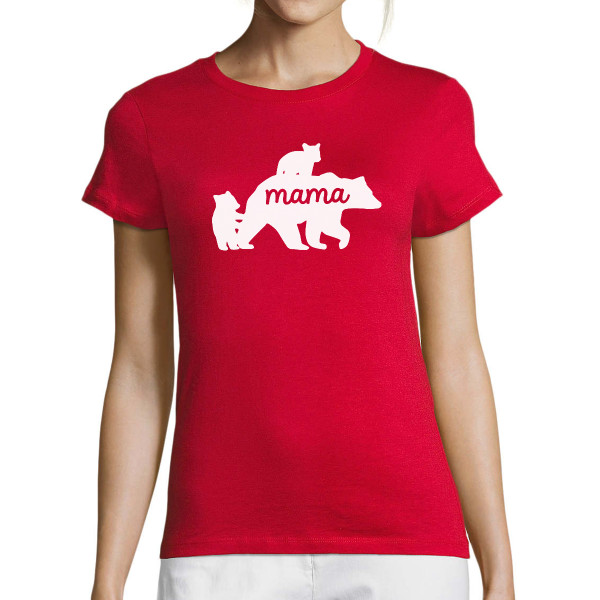 Moteriški marškinėliai "Meškučių mama"