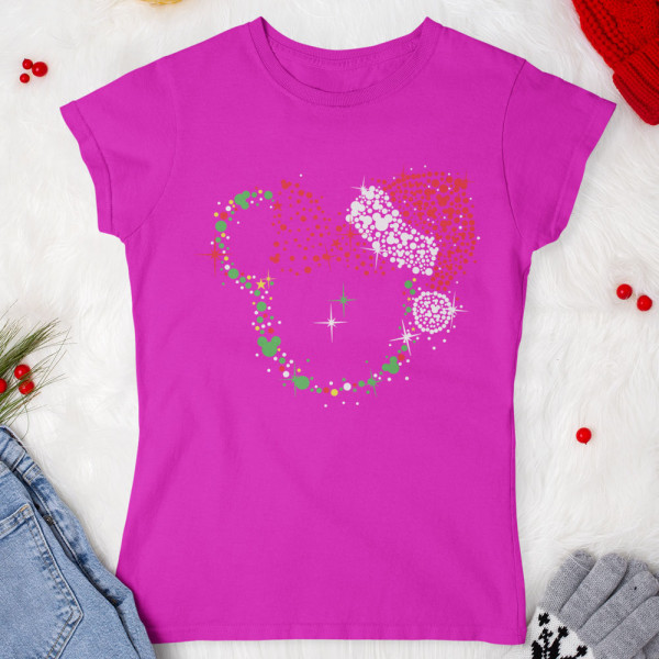 Moteriški marškinėliai "Minnie Christmas"