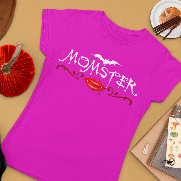 Moteriški marškinėliai "Momster"