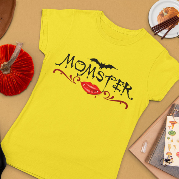 Moteriški marškinėliai "Momster"