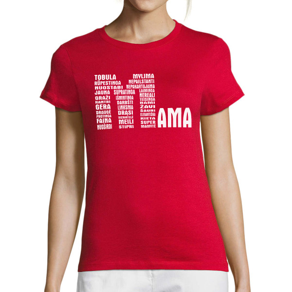 Moteriški marškinėliai "Nepakartojama mama"