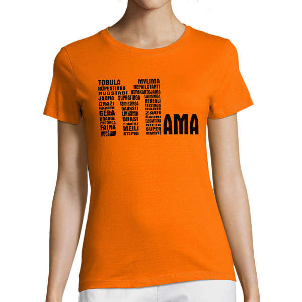 Moteriški marškinėliai "Nepakartojama mama"