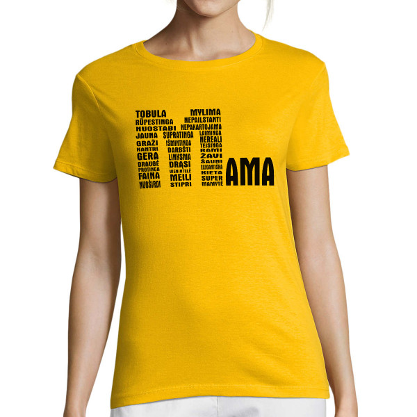 Moteriški marškinėliai "Nepakartojama mama"