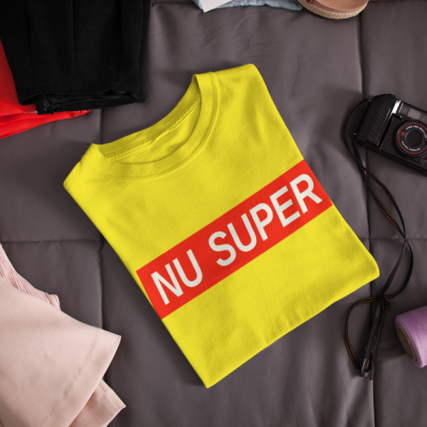 Moteriški marškinėliai „NU SUPER“