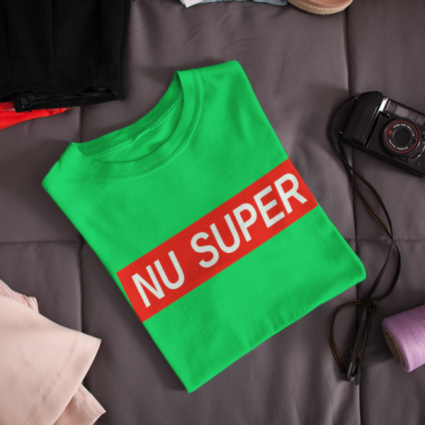 Moteriški marškinėliai „NU SUPER“
