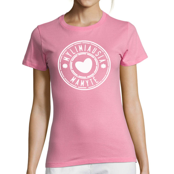 Moteriški marškinėliai "Pati mylimiausia mamytė"