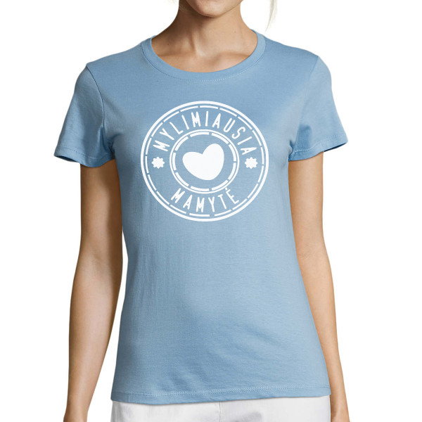 Moteriški marškinėliai "Pati mylimiausia mamytė"
