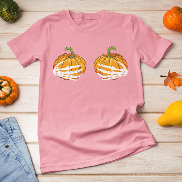 Moteriški marškinėliai " Pumpkin hands"
