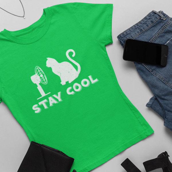 Moteriški marškinėliai "Stay cool"
