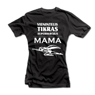Moteriški marškinėliai "Superherojus-Mama"