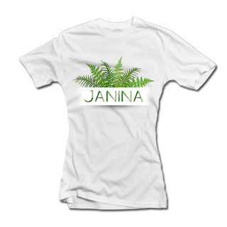 Moteriški marškinėliai "Tikra Janina"