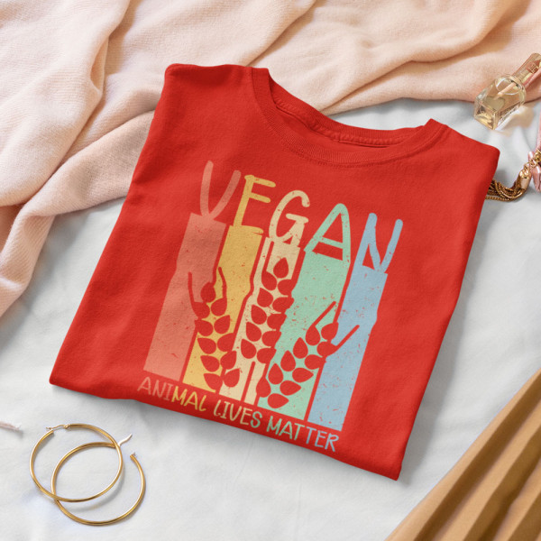 Moteriški marškinėliai "Vegan"