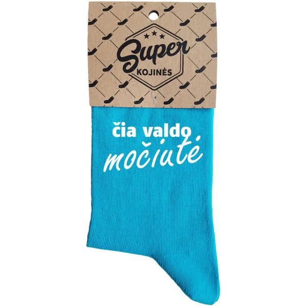 Moteriškos kojinės „Čia valdo močiutė“ 
