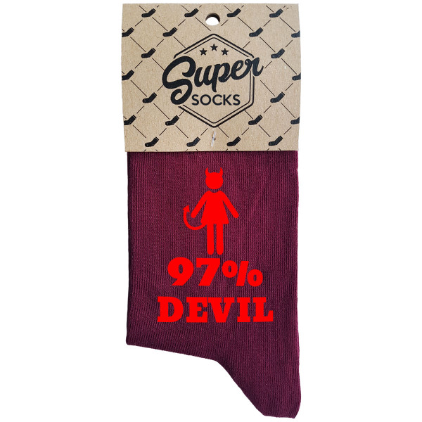 Moteriškos kojinės "Devil"
