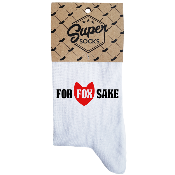 Moteriškos kojinės „For fox sake“ 