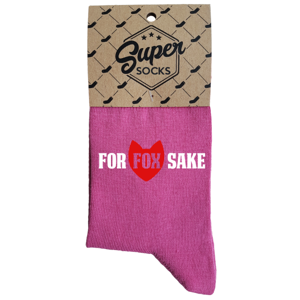 Moteriškos kojinės „For fox sake“ 