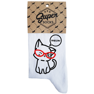 Moteriškos kojinės „Meow“ 