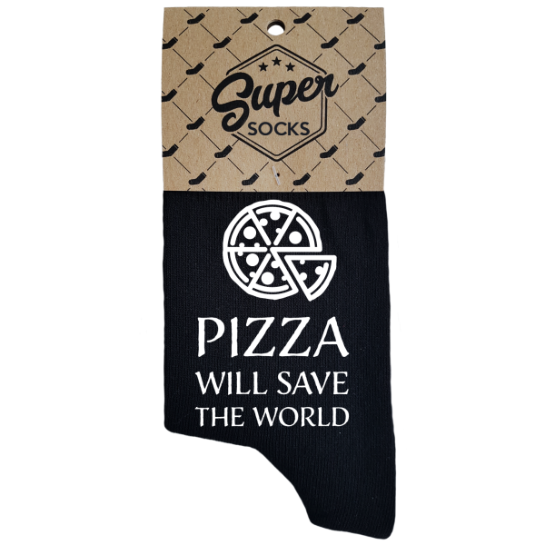 Moteriškos kojinės „Pizza“ 