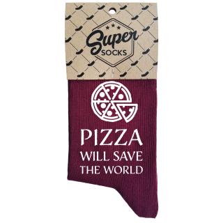 Moteriškos kojinės „Pizza“ 