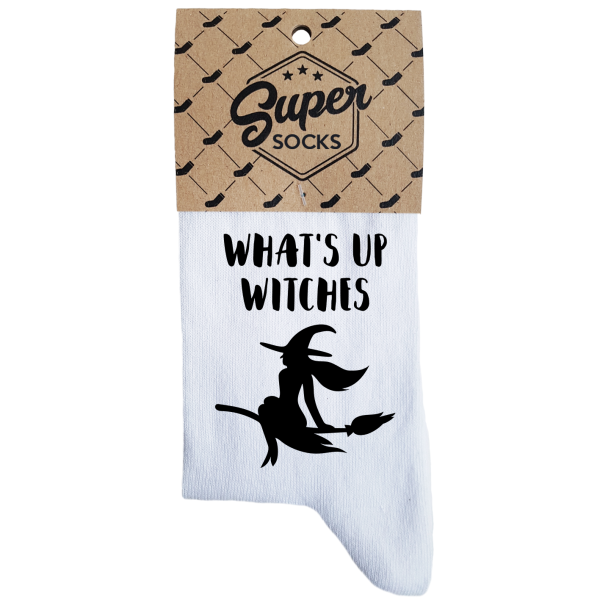 Moteriškos kojinės „What\'s up witches“ 