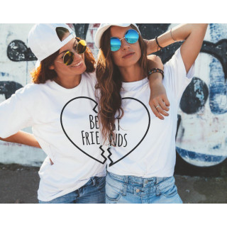 Moteriškų marškinėlių komplektas  "Geriausios draugės"