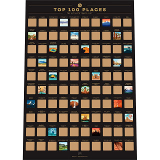 Nutrinamas plakatas EnnoVatti "TOP 100 PLACES"