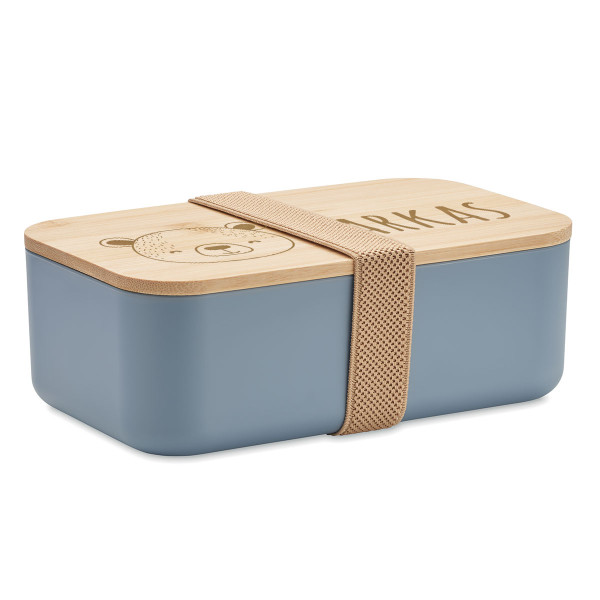 Pietų dėžutė "BEIBABOX - meškiukas" su Jūsų pasirinktu vardu