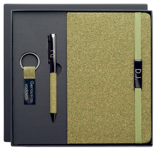 Prabangus rašymo rinkinys "Geriausias vadovas" su pasirinktais inicialais