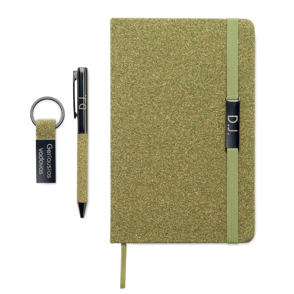 Prabangus rašymo rinkinys "Geriausias vadovas" su pasirinktais inicialais