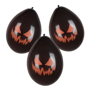 Premium balionai "Creepy Pumpkin" (6vnt)