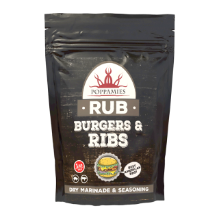 Prieskonių mišinys "Burgers & Ribs RUB", 200g.