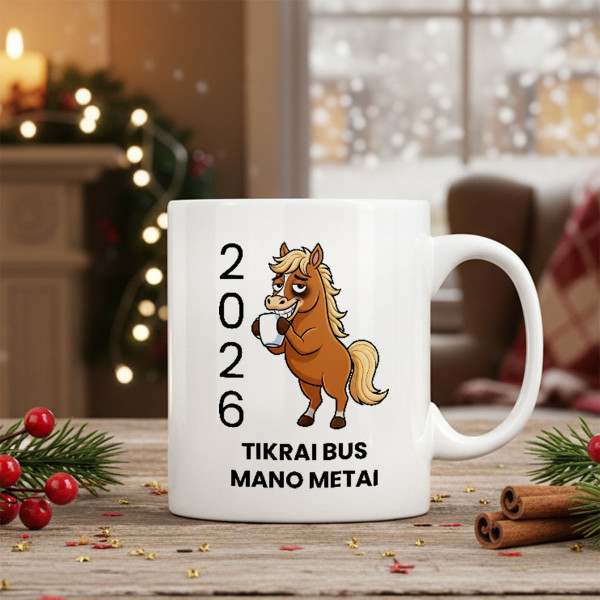 Puodelis "2026 Mano metai"