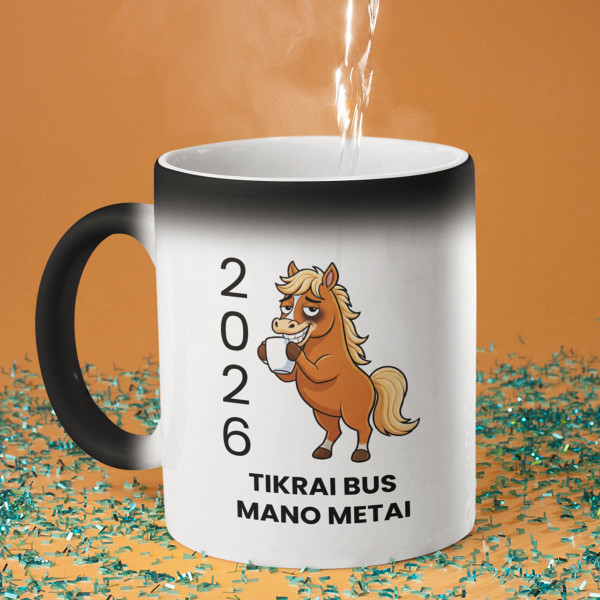 Puodelis "2026 Mano metai"
