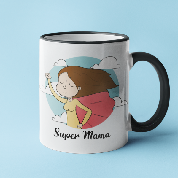 Puodelis "Super Mama"