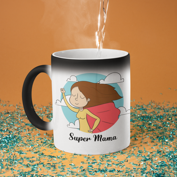 Puodelis "Super Mama"