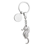 Raktų pakabukas "Jūrų arkliukas" (su galimybe išgraviruoti už papildomą kainą)
