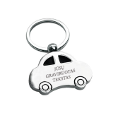 Raktų pakabukas "Mašinytė" (su galimybe išgraviruoti už papildomą kainą)