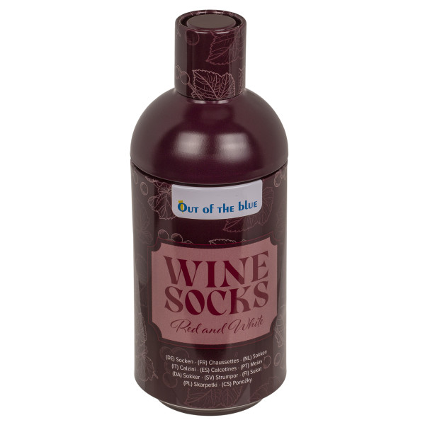 Raudono ir balto vyno kojinės, 2 poros