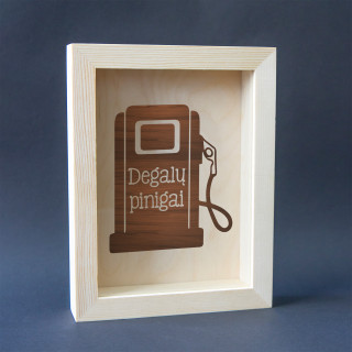 Rėmelis - taupyklė "Degalų pinigai"