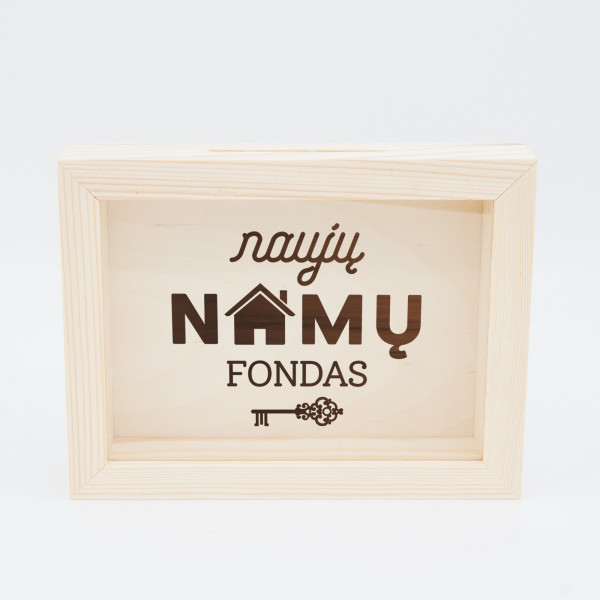 Rėmelis - taupyklė "Namų fondas"